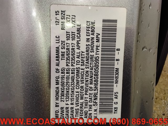 Used 2016 Honda Odyssey EX-L image 16