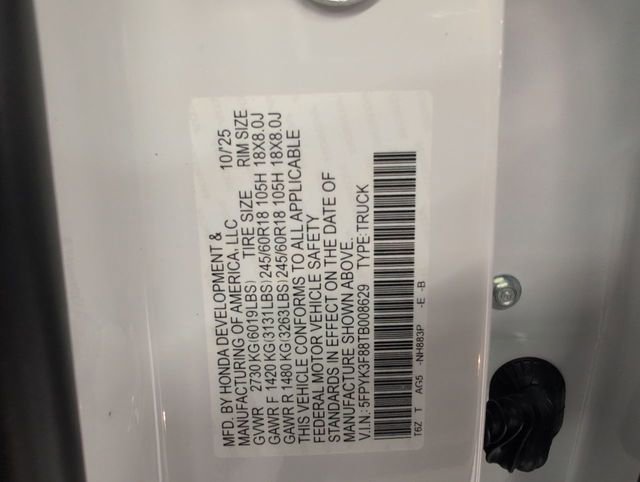 New 2026 Honda Ridgeline Black Edition image 37