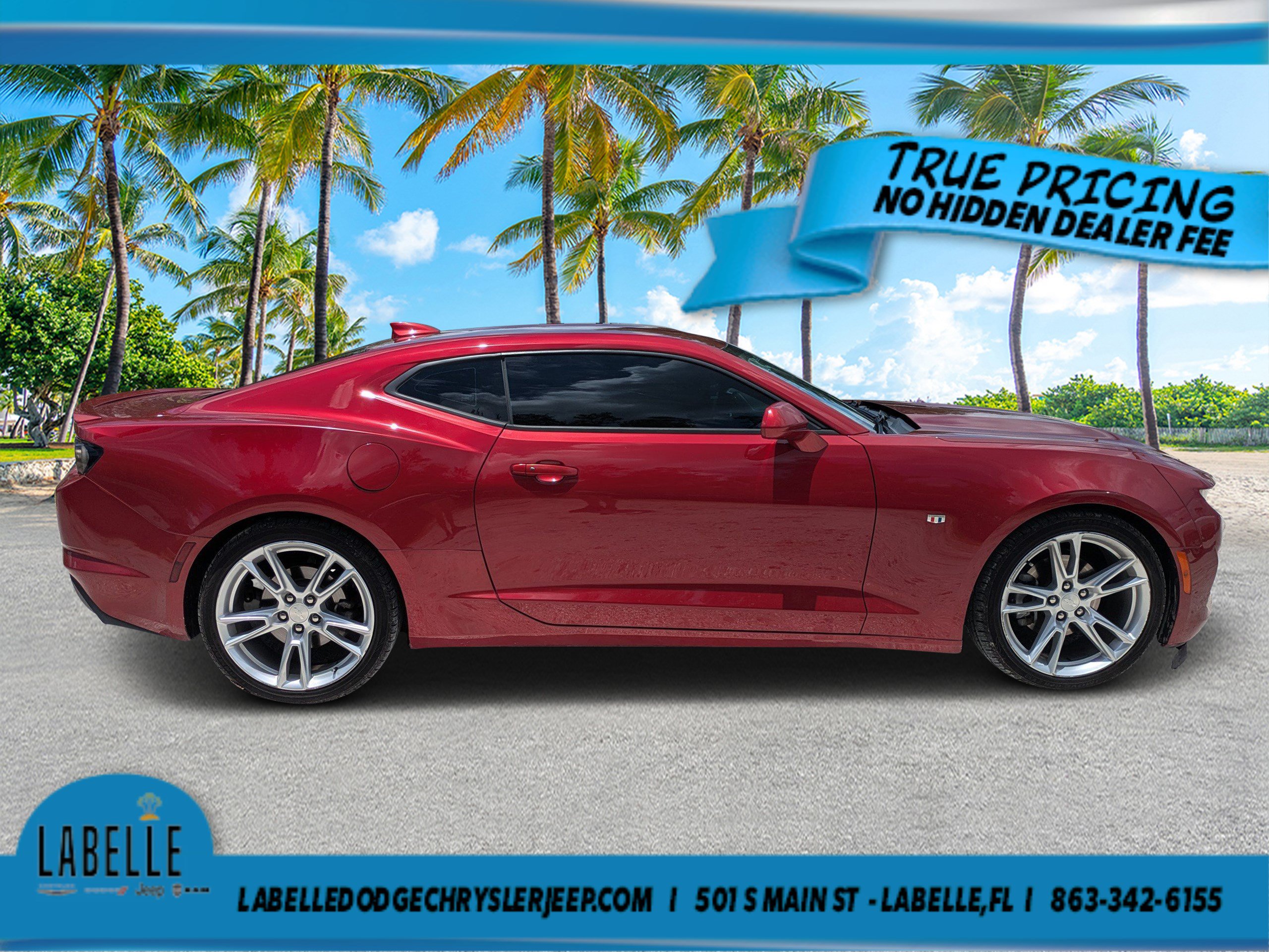 Used 2020 Chevrolet Camaro LT w/ RS Package RWD image 2