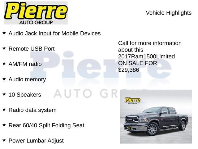 Used 2017 RAM 1500 Limited AWD/4WD image 14