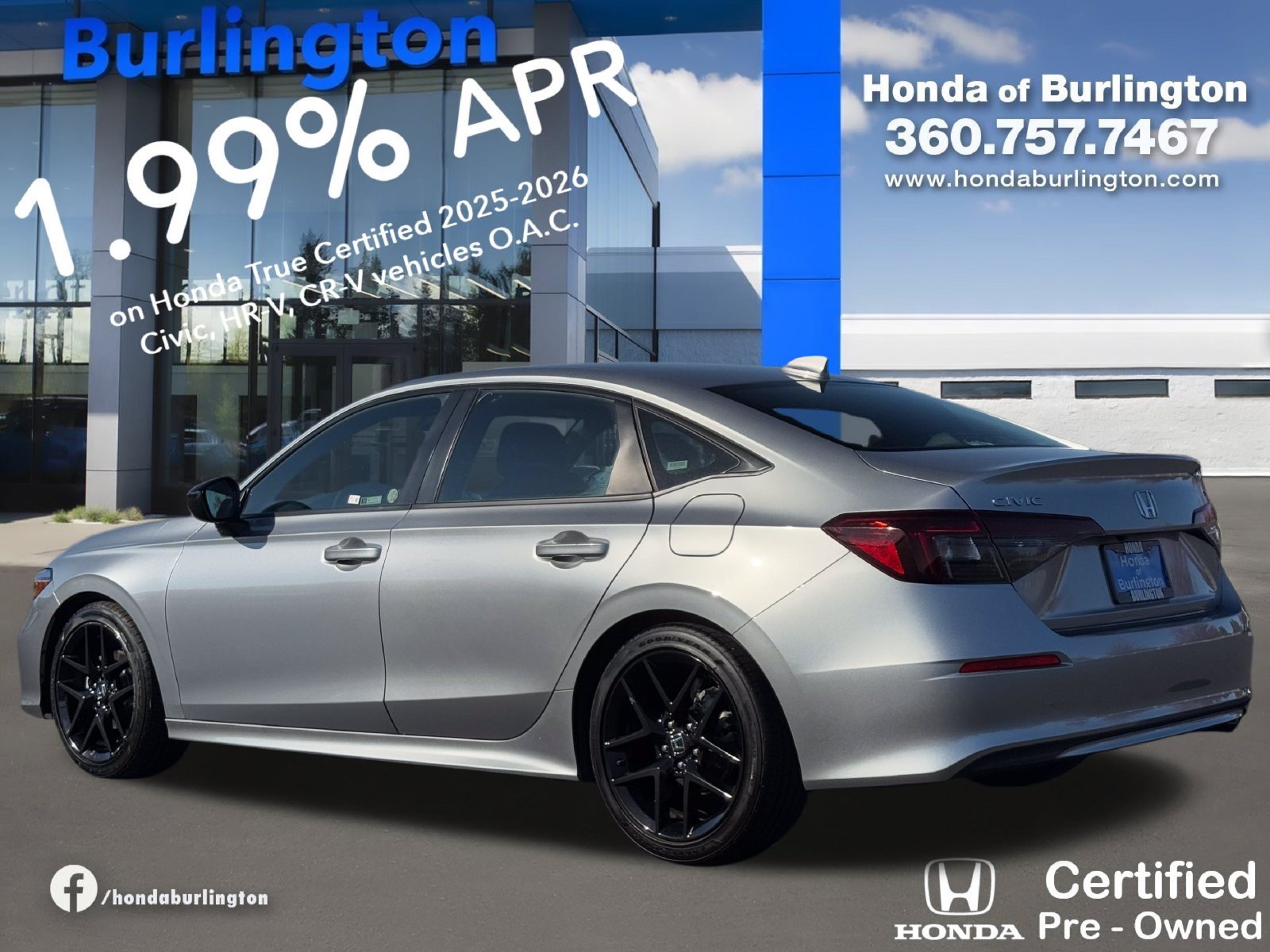 Certified 2025 Honda Civic Sport image 4