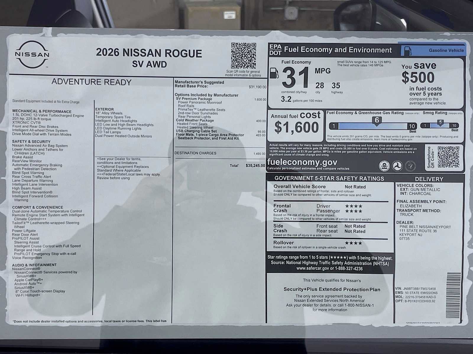 New 2026 Nissan Rogue SV image 6