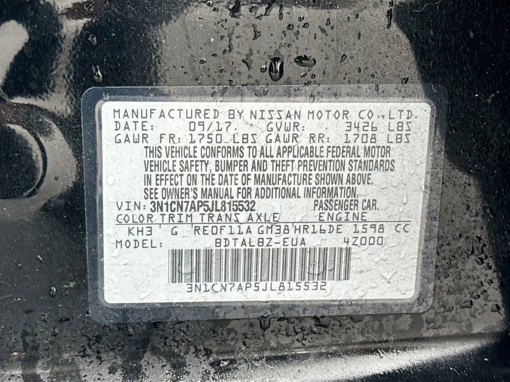 Used 2018 Nissan Versa SV FWD image 21