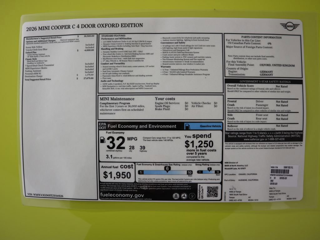 New 2026 MINI Cooper 4-Door Hardtop image 9