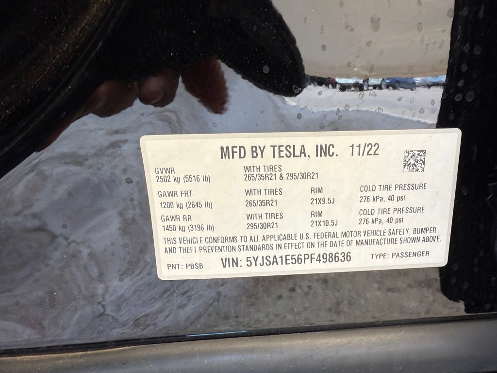 Used 2023 Tesla Model S Standard Range AWD/4WD image 30