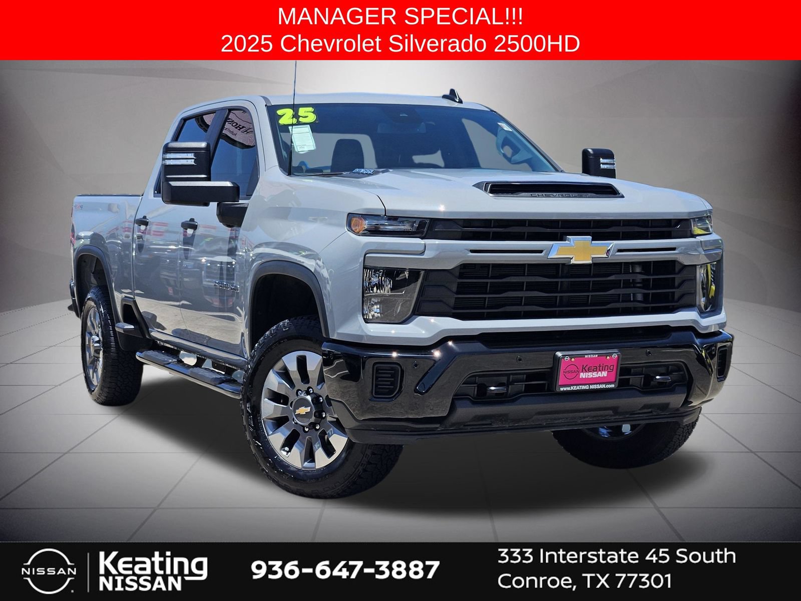 Used 2025 Chevrolet Silverado 2500 Custom w/ Custom Value Package