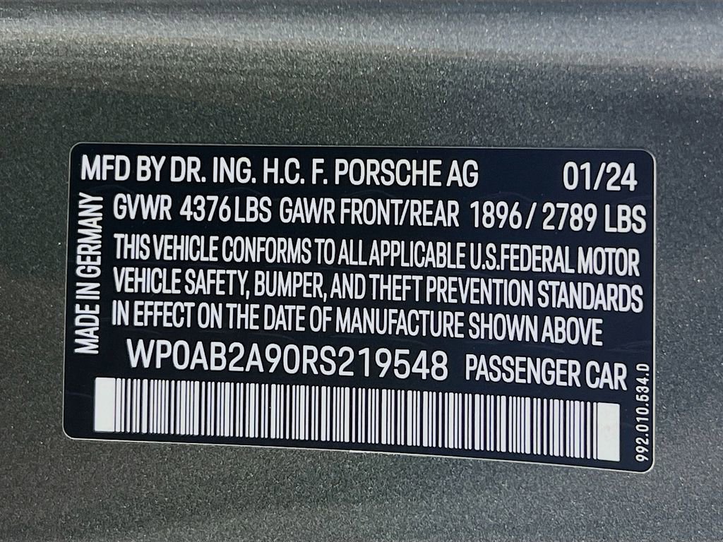 Certified 2024 Porsche 911 Carrera S w/ Sport Package RWD image 32