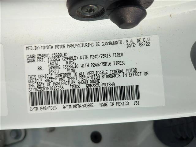 Certified 2022 Toyota Tacoma SR5 w/ Technology Package image 15