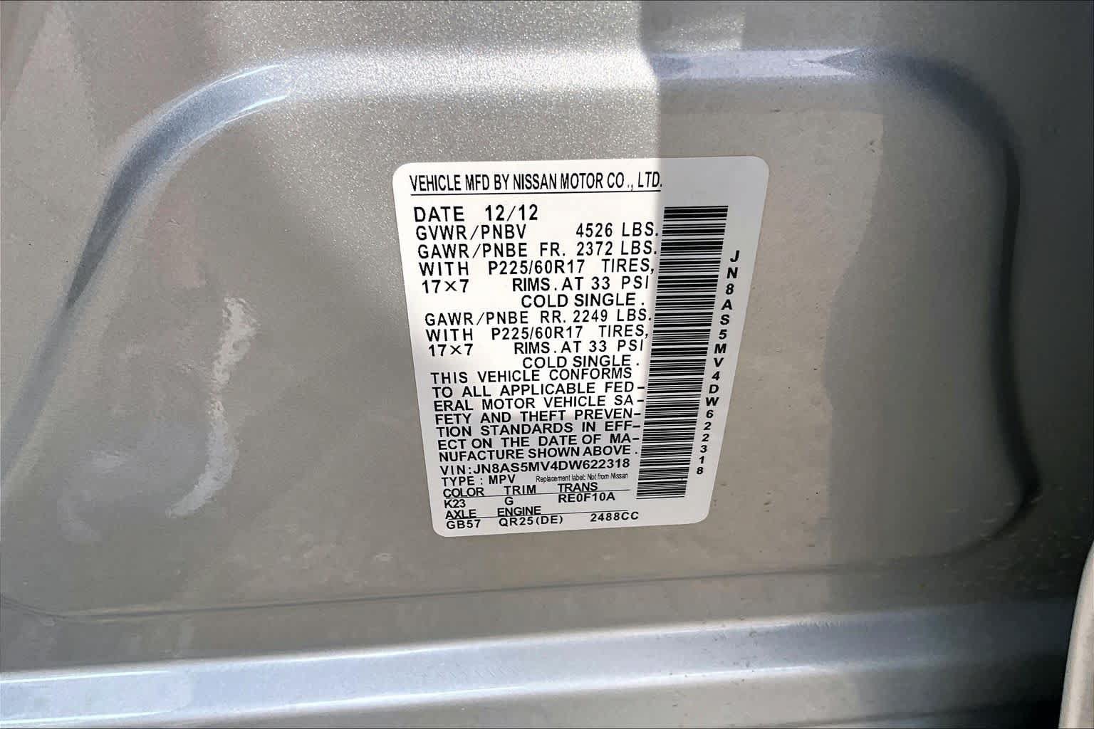 Used 2013 Nissan Rogue SV AWD/4WD image 34
