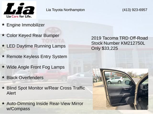 Used 2019 Toyota Tacoma TRD Off-Road w/ Technology Package image 21
