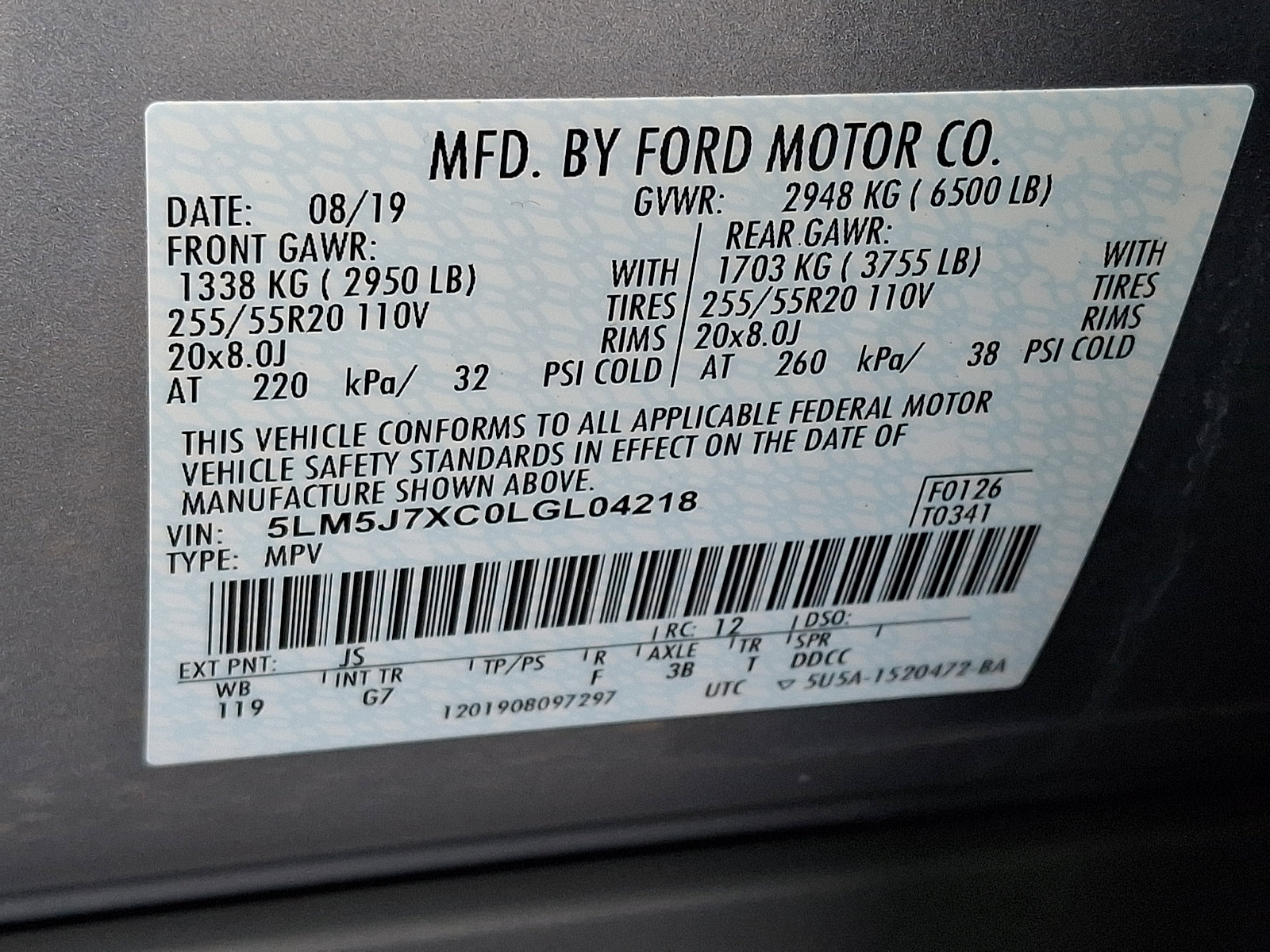 Used 2020 Lincoln Aviator Reserve w/ Elements Package Plus image 28