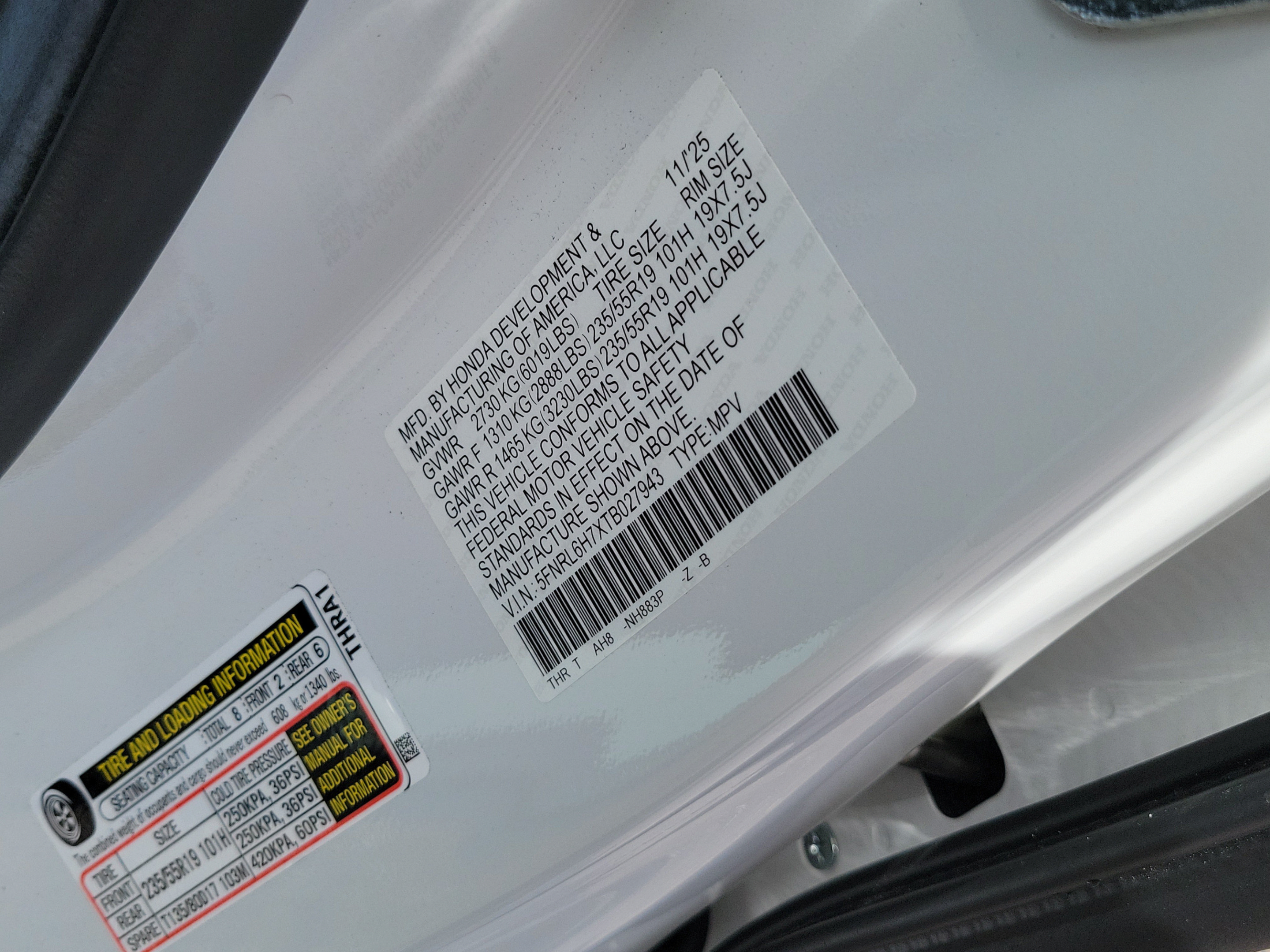 Certified 2026 Honda Odyssey Sport-L image 34