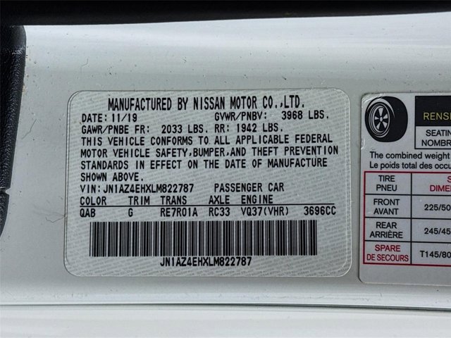 Certified 2020 Nissan 370Z Coupe RWD image 24