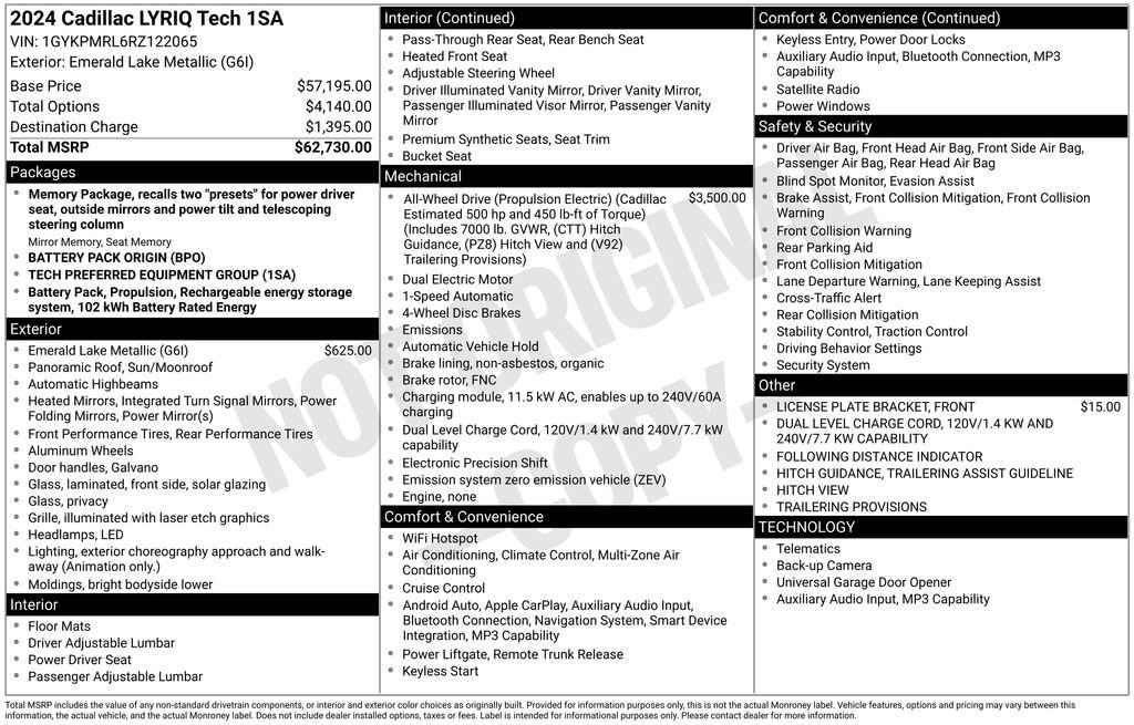 Certified 2024 Cadillac Lyriq Tech AWD/4WD image 10
