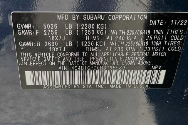 Used 2024 Subaru Outback Touring XT image 29