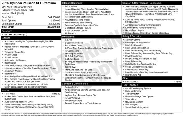 Used 2025 Hyundai Palisade SEL image 52