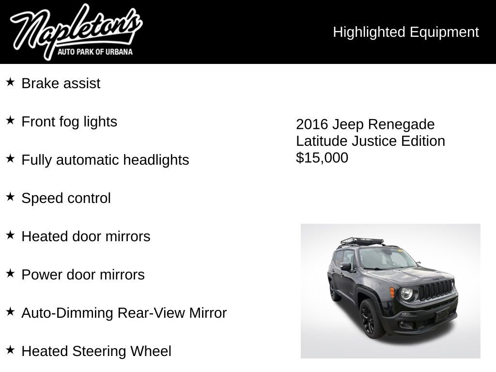 Used 2016 Jeep Renegade Latitude image 7