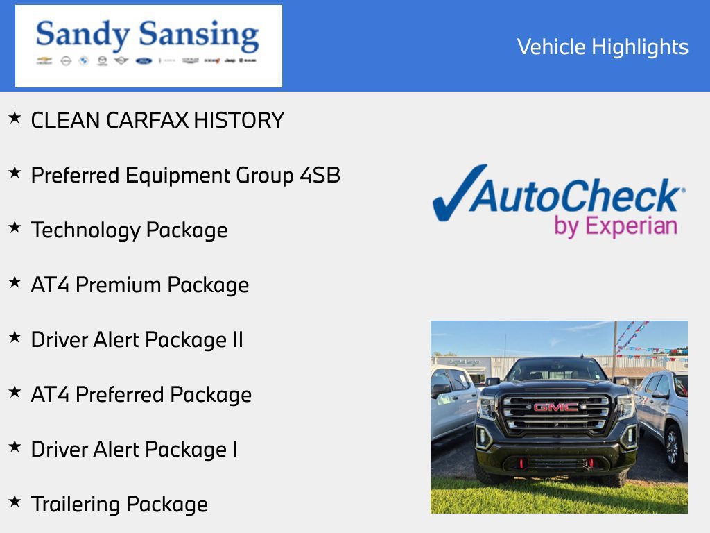 Used 2020 GMC Sierra 1500 AT4 w/ AT4 Premium Package AWD/4WD image 7