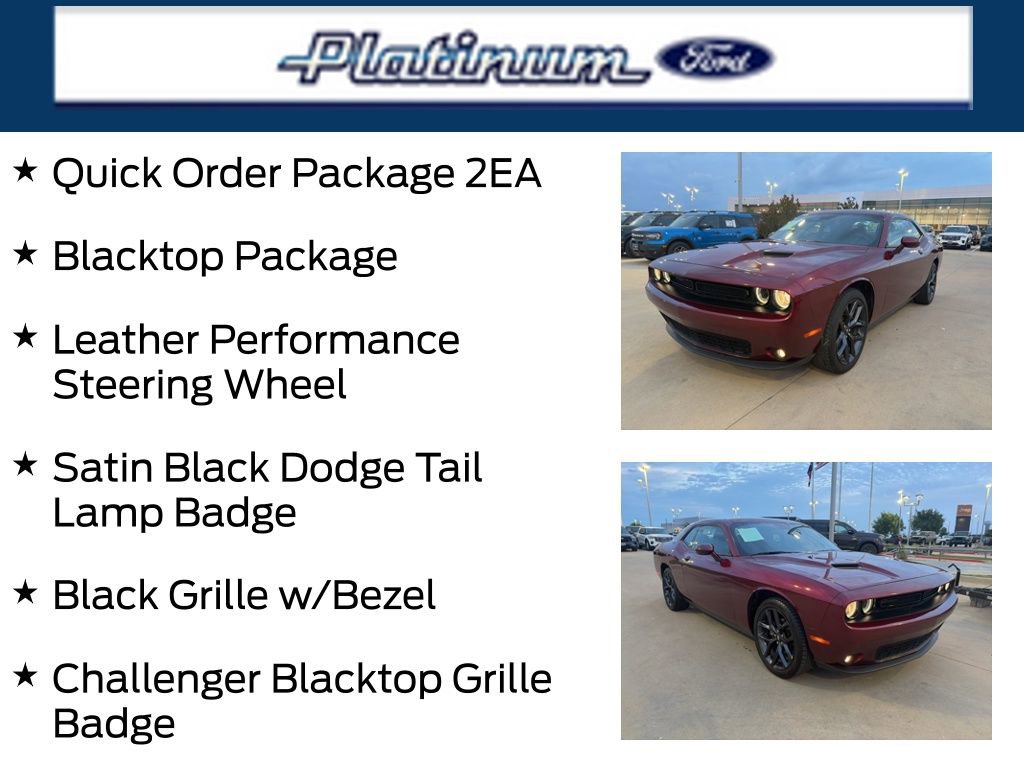 Used 2023 Dodge Challenger SXT w/ Blacktop Package RWD image 21