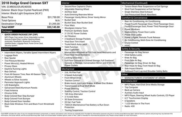 Used 2018 Dodge Grand Caravan SXT FWD image 25