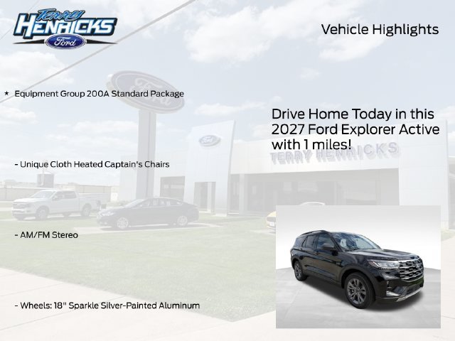 New 2027 Ford Explorer Active w/ Active Comfort Package AWD/4WD image 4