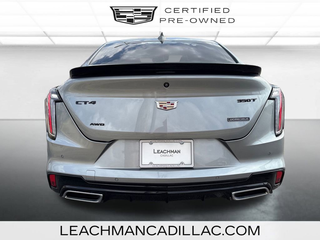 Certified 2024 Cadillac CT4 Sport w/ LPO, ONYX Package image 5
