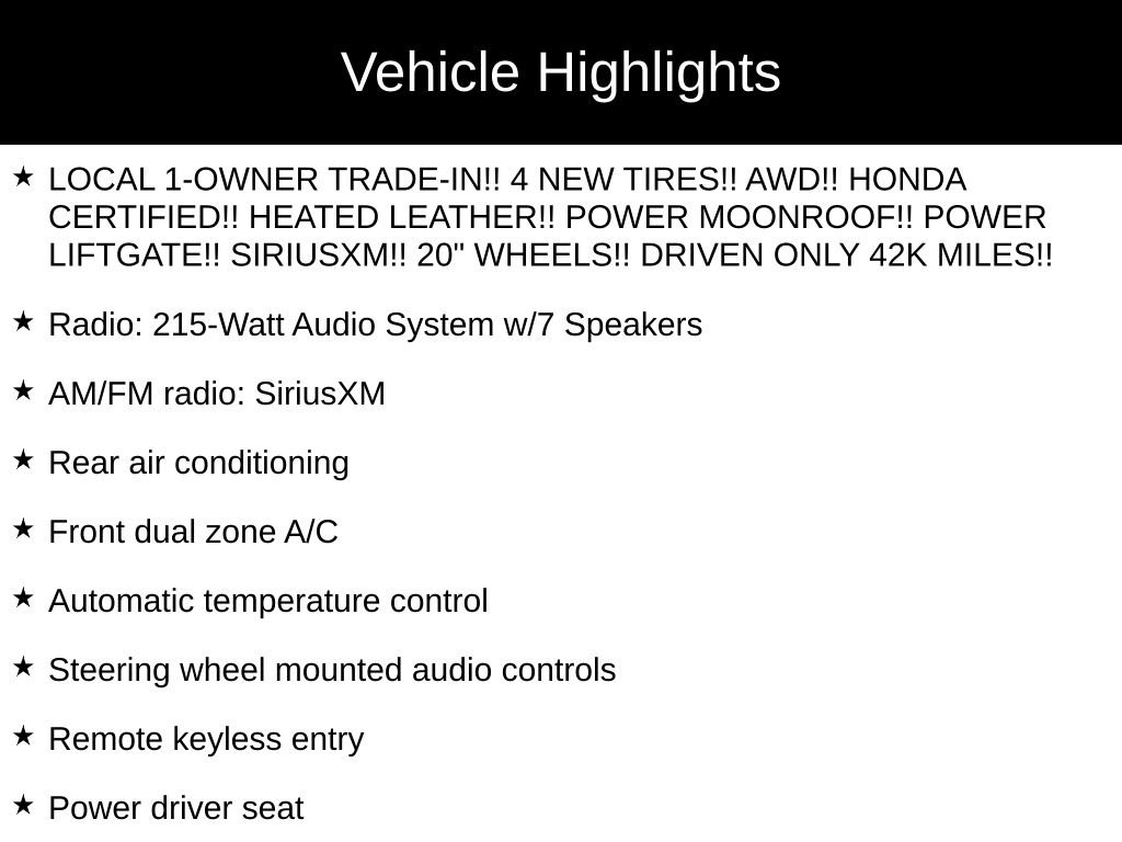 Certified 2023 Honda Passport EX-L image 38