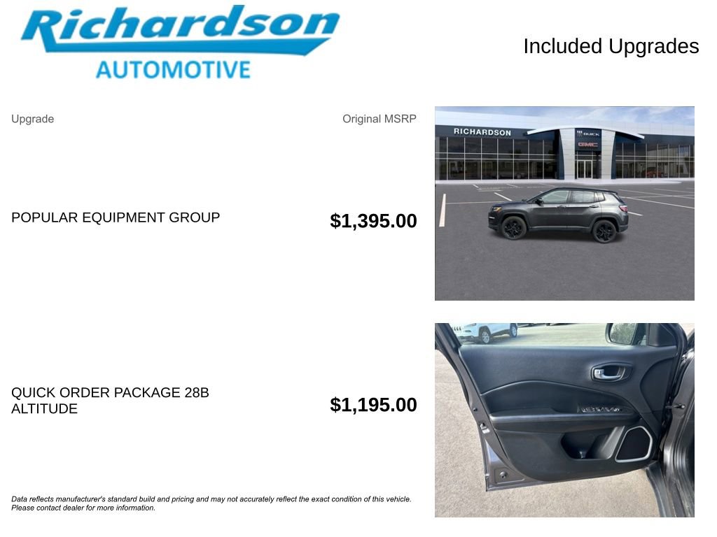 Used 2018 Jeep Compass Latitude w/ Popular Equipment Group FWD image 6