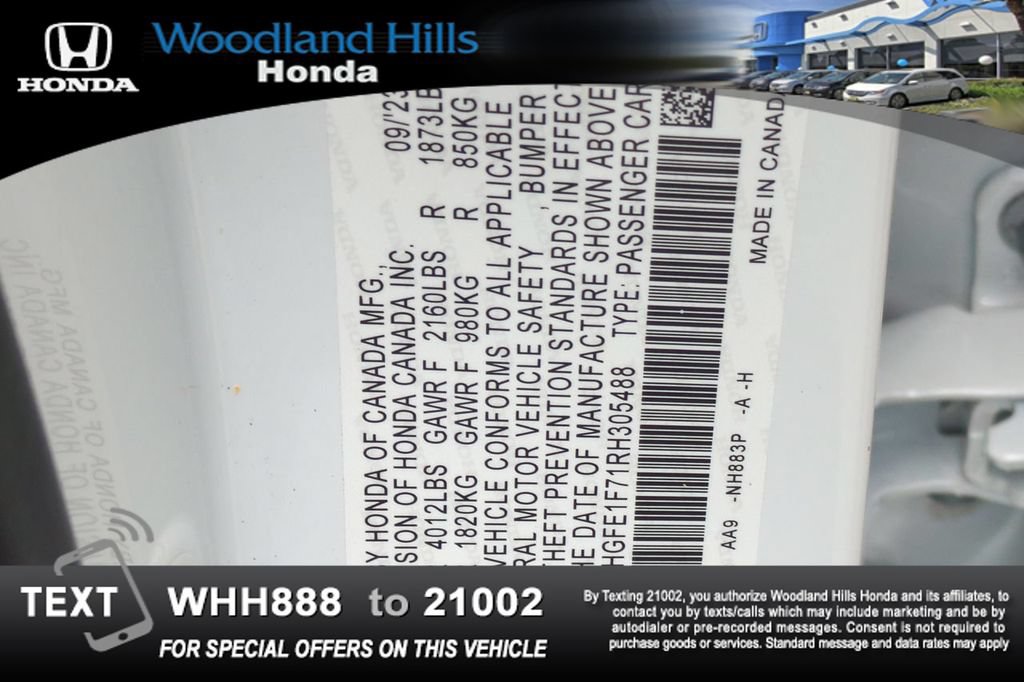 Certified 2024 Honda Civic EX image 27