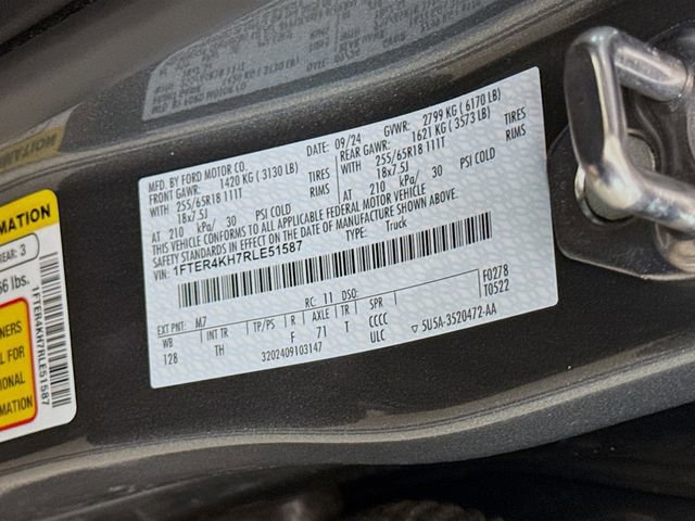 Used 2024 Ford Ranger Lariat w/ Trailer Tow Package image 32