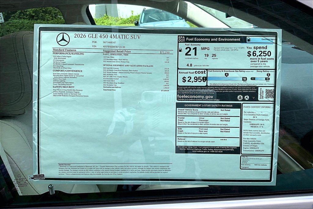 New 2026 Mercedes-Benz GLE 450 4MATIC image 14