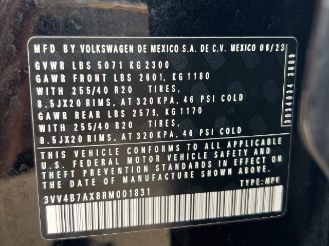 Used 2024 Volkswagen Tiguan SEL R-Line AWD/4WD image 41