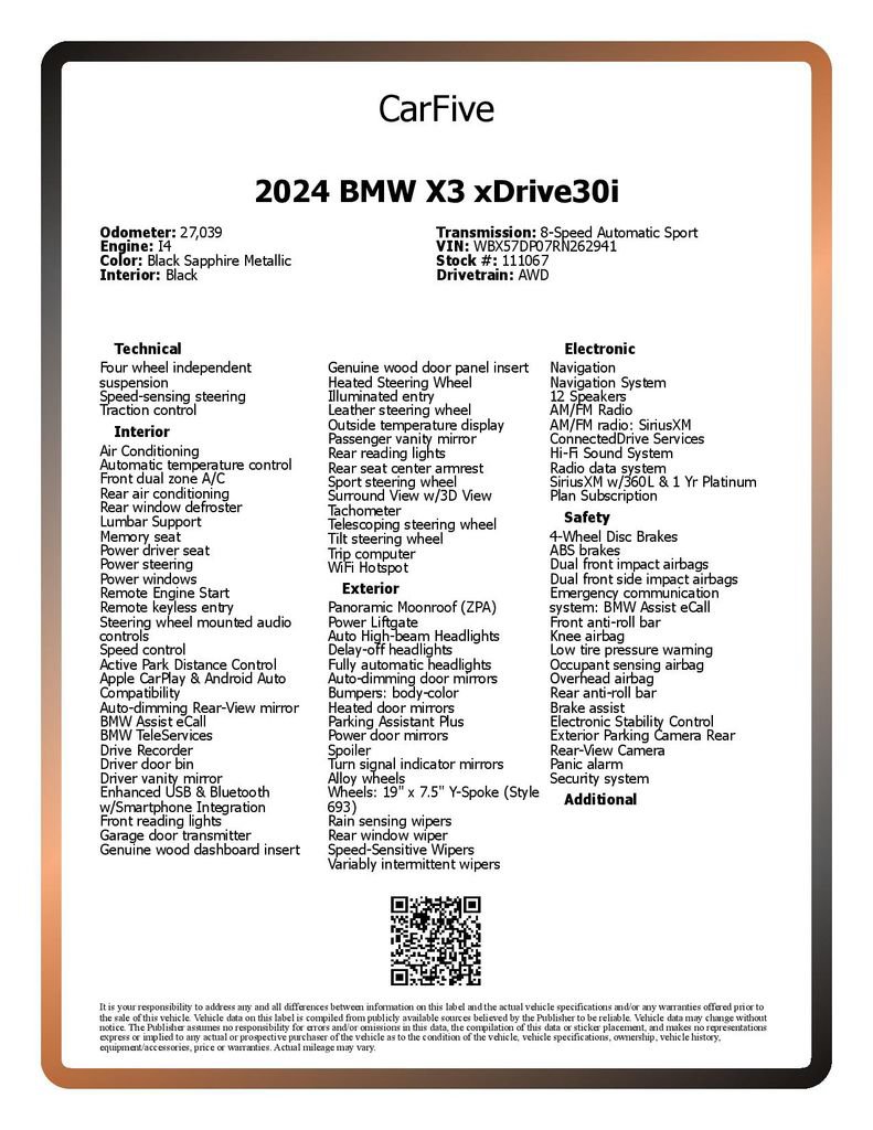 Used 2020 BMW X5 xDrive40i w/ Premium Package AWD/4WD image 31