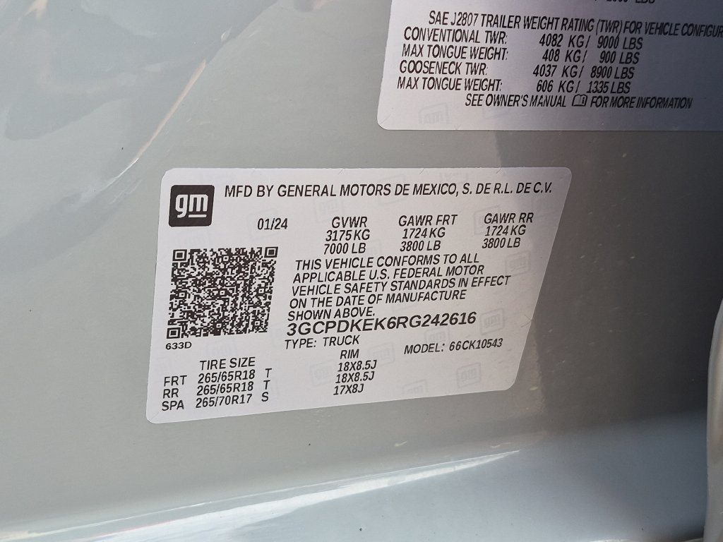 Certified 2024 Chevrolet Silverado 1500 LT AWD/4WD image 31