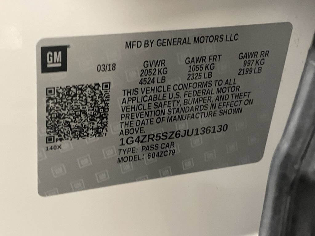 Used 2018 Buick LaCrosse Premium w/ Sun and Shade Package FWD image 28