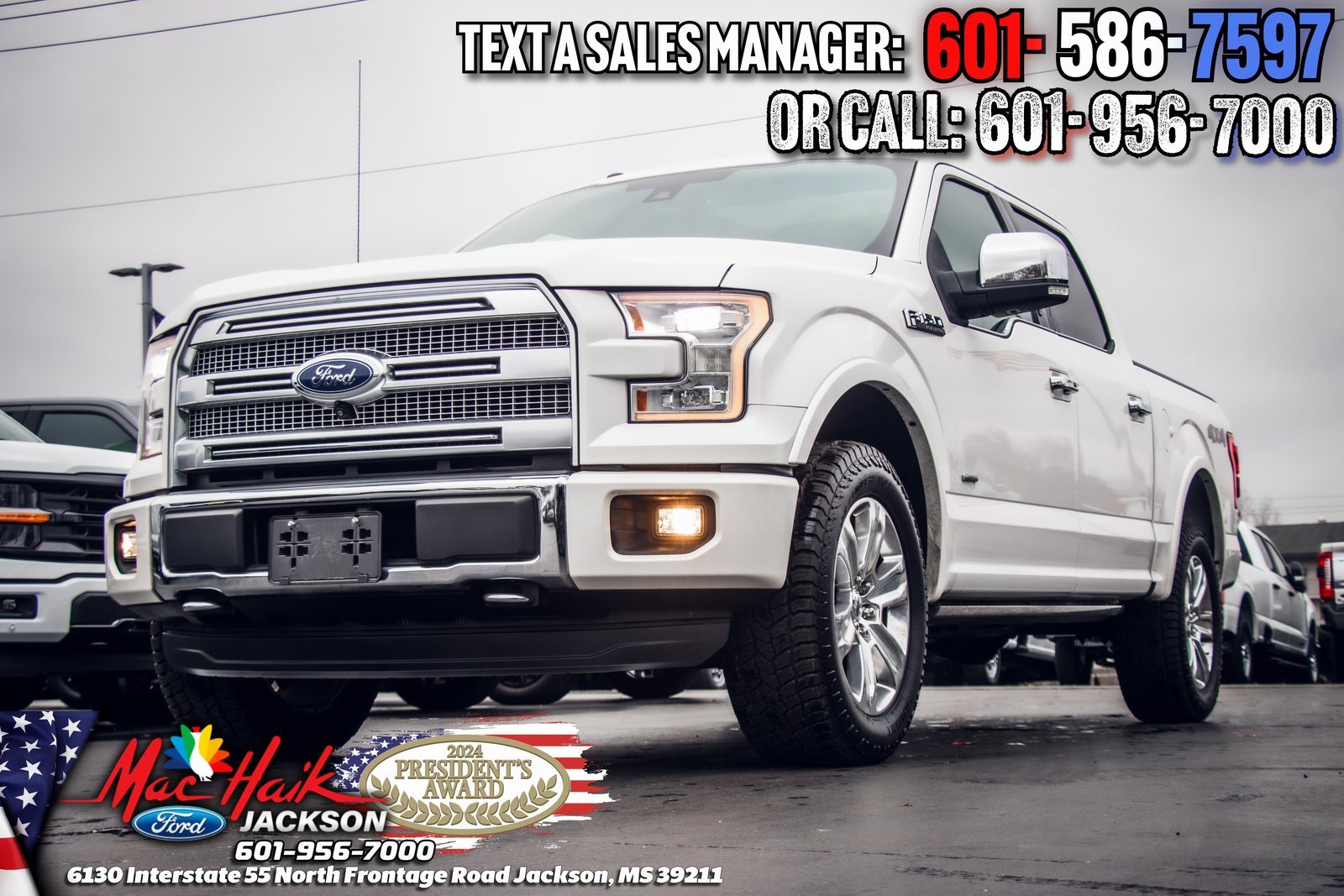 Used 2015 Ford F150 Platinum w/ Equipment Group 701A Luxury image 4