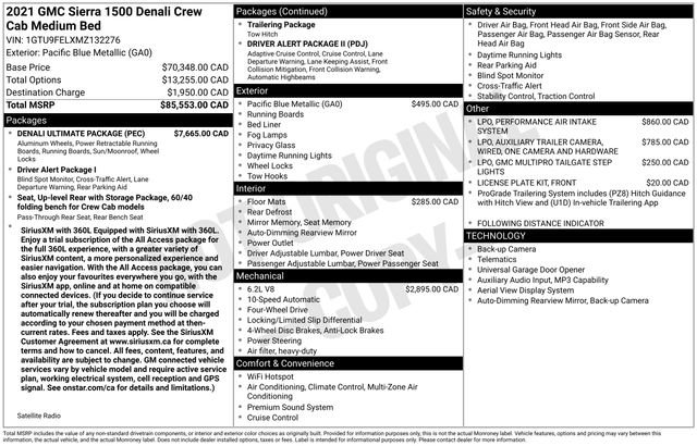 Used 2021 GMC Sierra 1500 Denali w/ Denali Ultimate Package AWD/4WD image 23