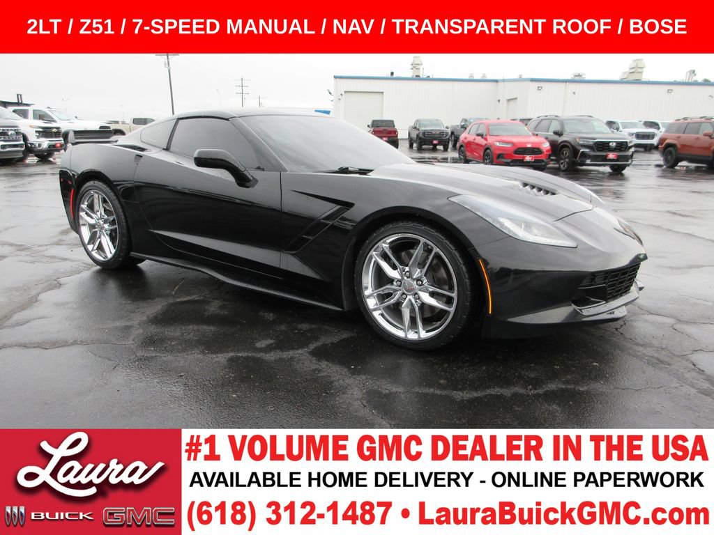 Used 2014 Chevrolet Corvette Stingray Coupe w/ 2LT Preferred Equipment Group RWD image 1