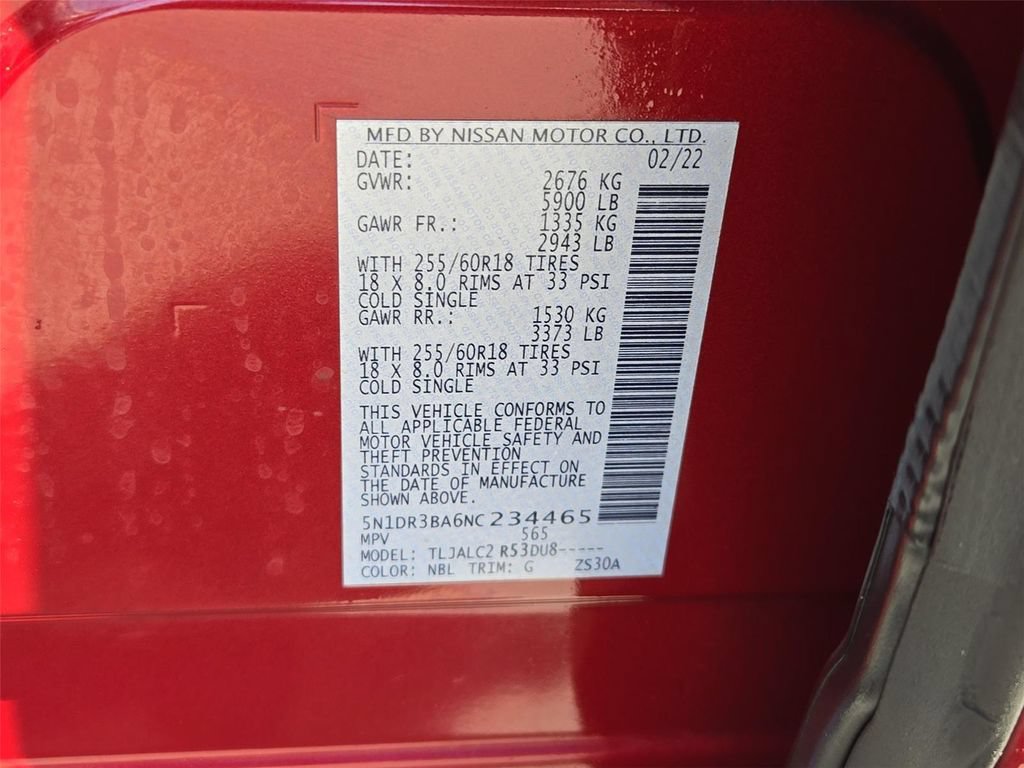 Used 2022 Nissan Pathfinder SV FWD image 25