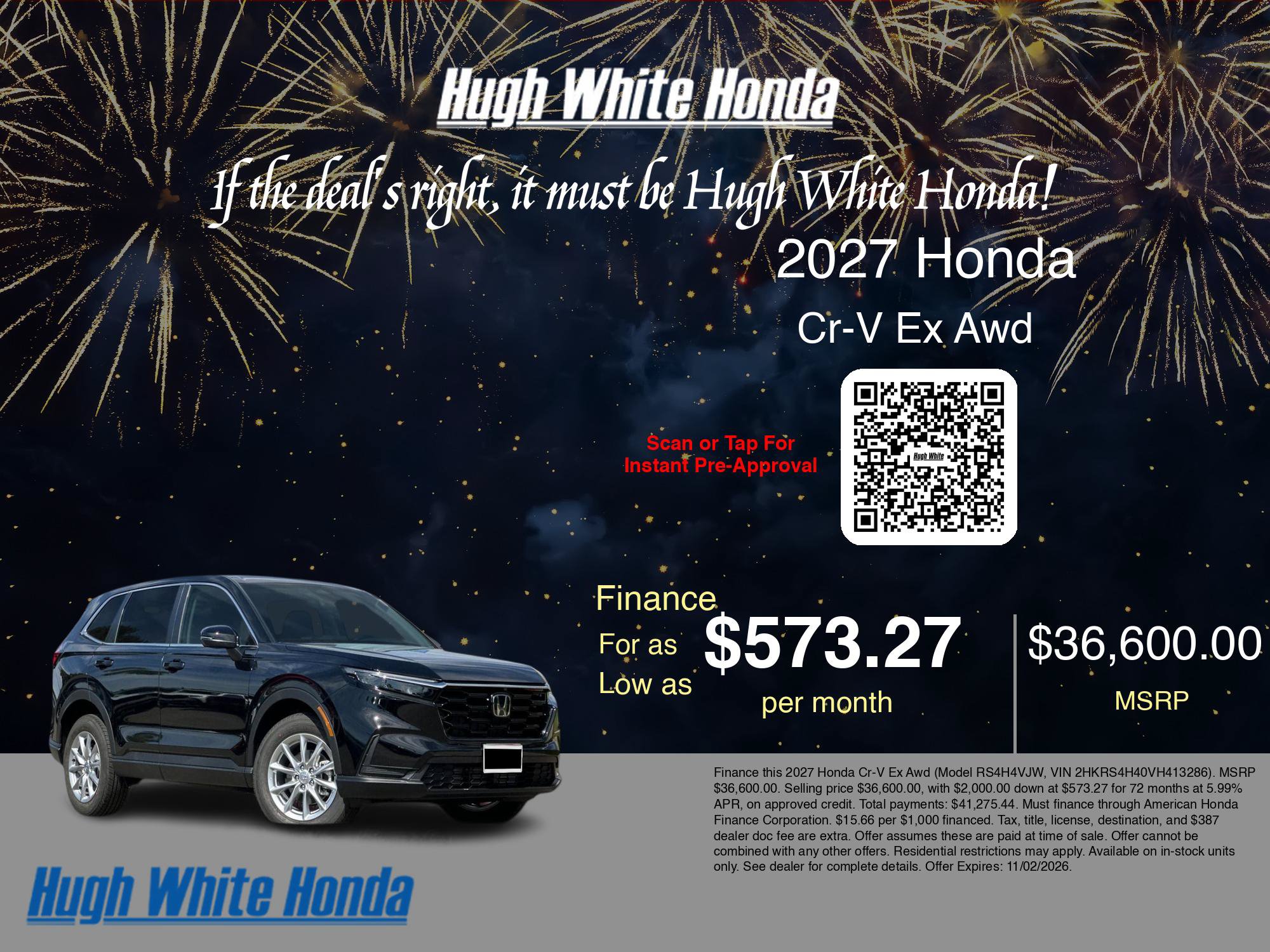 New 2027 Honda CR-V EX image 9
