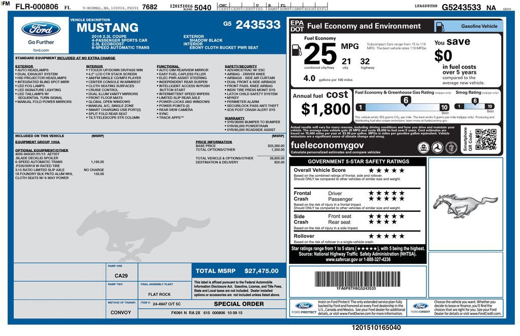 Certified 2016 Ford Mustang Coupe image 4