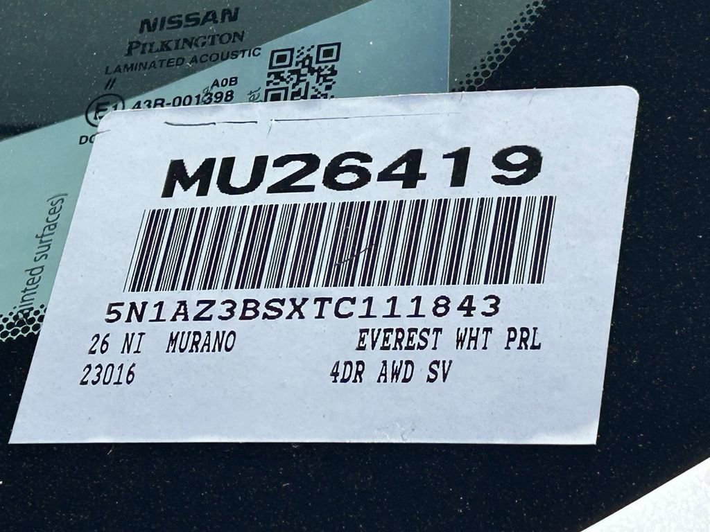 New 2026 Nissan Murano SV image 21