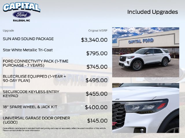 New 2027 Ford Explorer ST w/ Sun And Sound Package AWD/4WD image 5