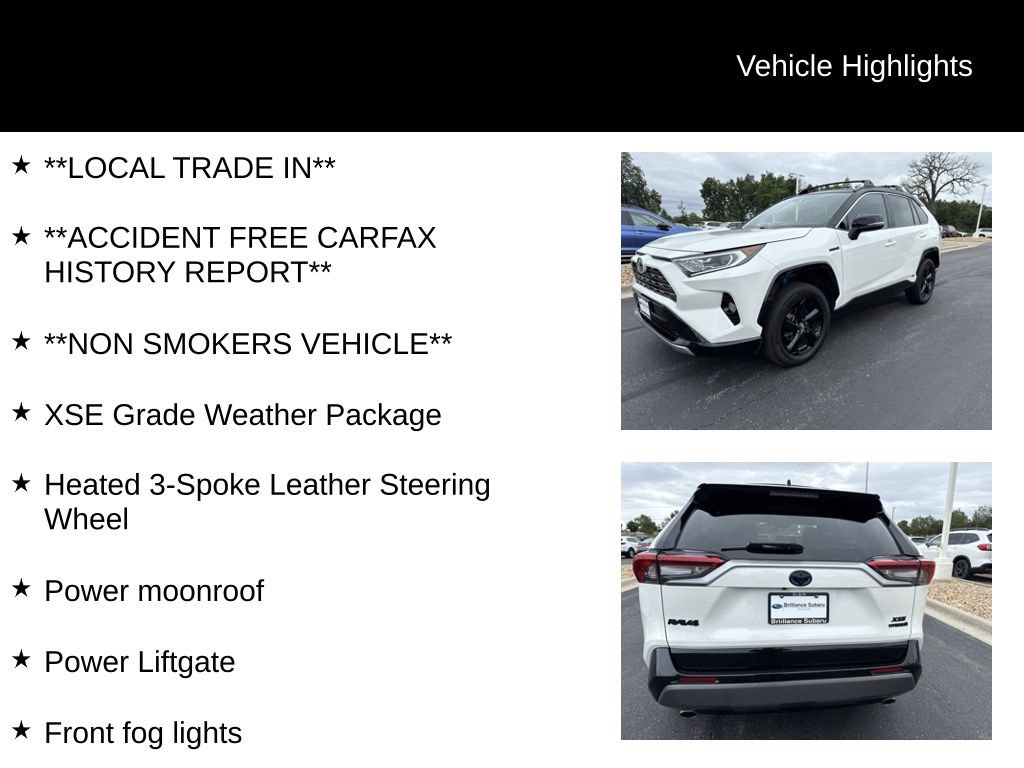 Used 2020 Toyota RAV4 XSE w/ XSE Grade Weather Package AWD/4WD image 12