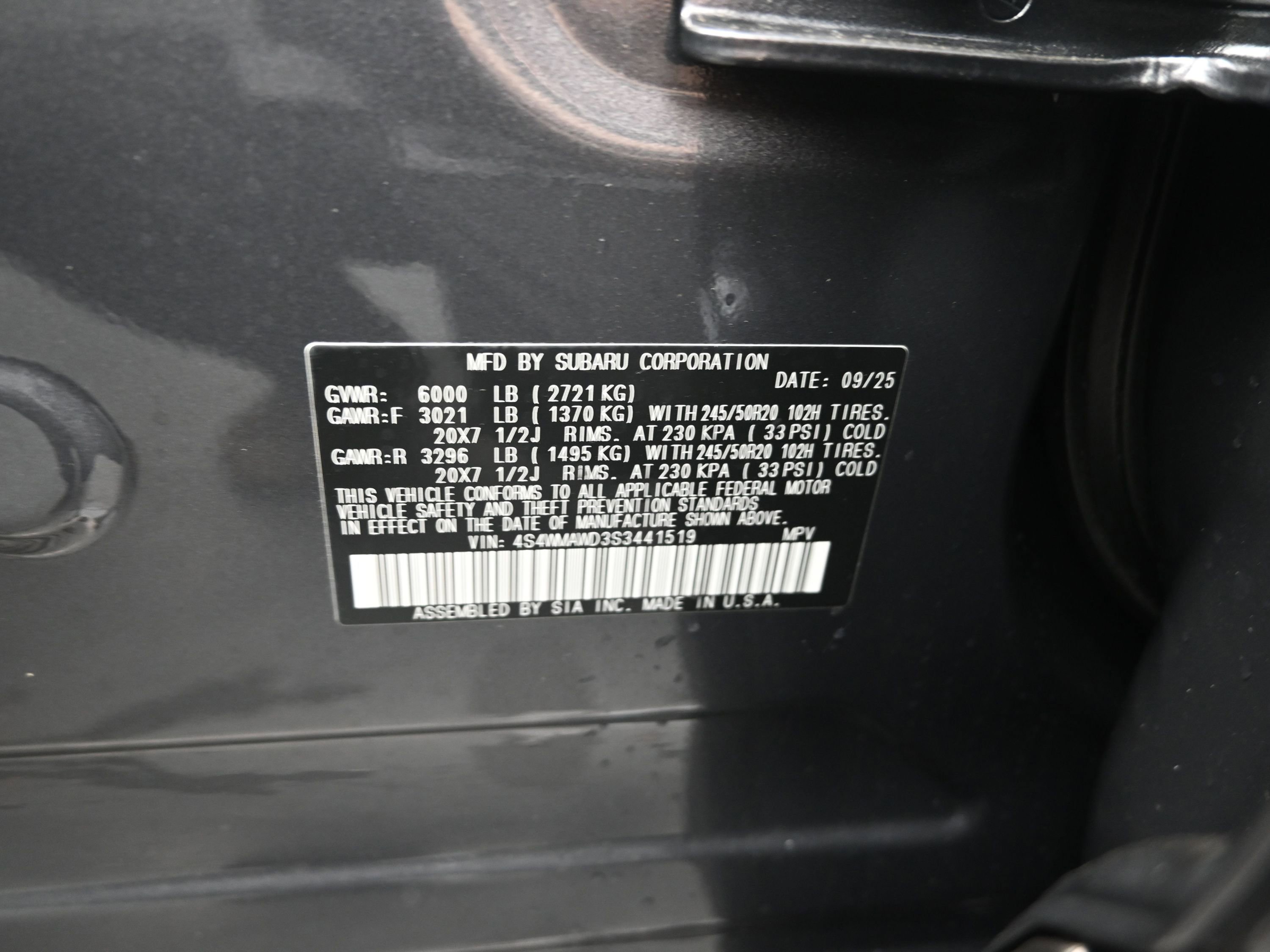 New 2025 Subaru Ascent Bronze Edition image 10