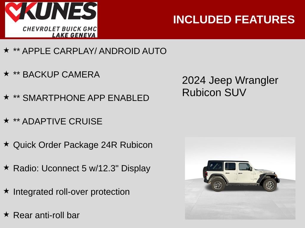 Used 2024 Jeep Wrangler Unlimited Rubicon image 2