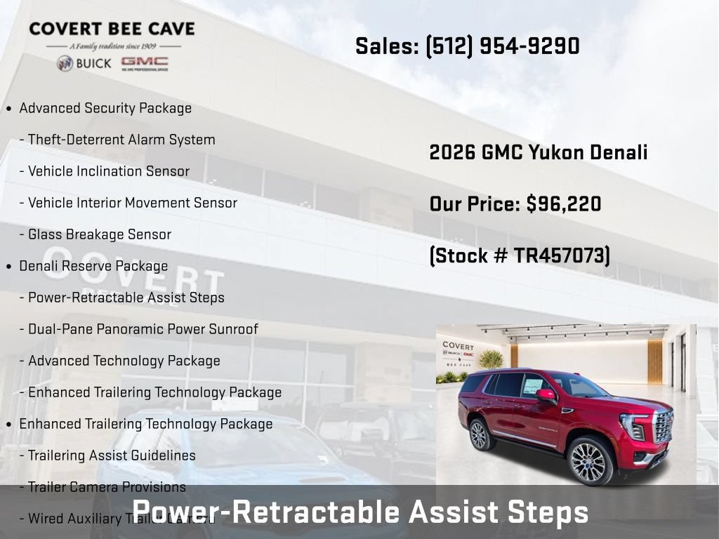 New 2026 GMC Yukon Denali w/ Denali Reserve Package AWD/4WD image 23