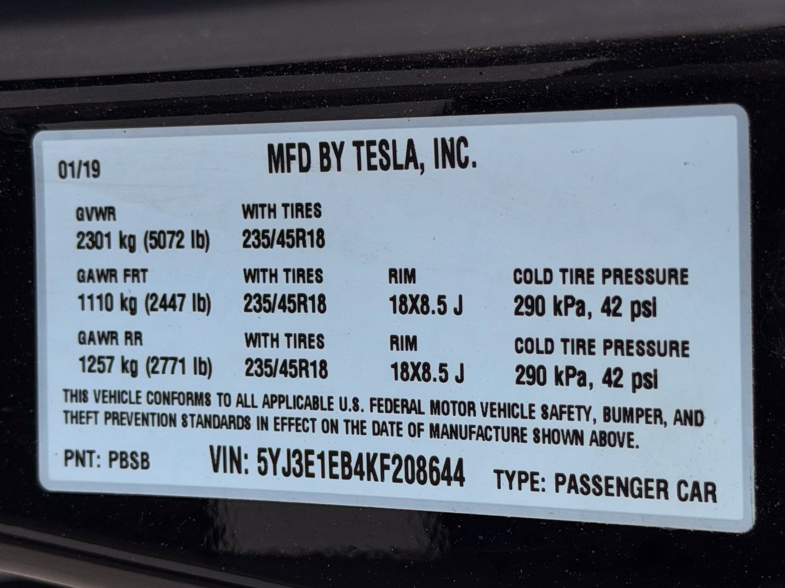 Used 2019 Tesla Model 3 Long Range AWD/4WD image 52