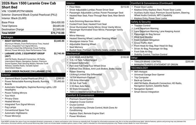 New 2026 RAM 1500 Laramie w/ Night Edition image 4