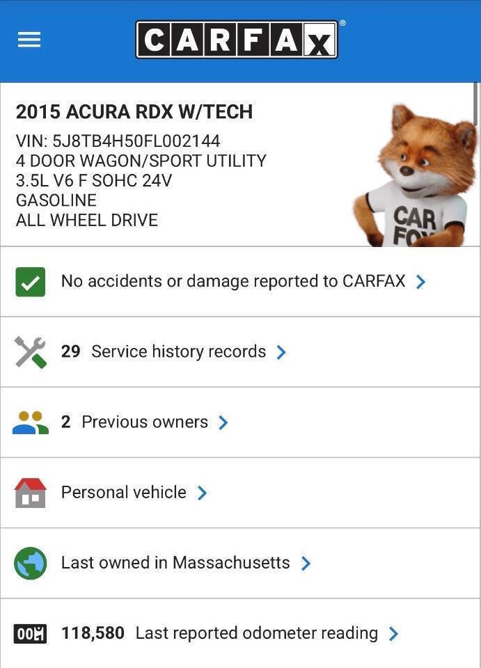 Used 2015 Acura RDX AWD w/ Technology Package image 6